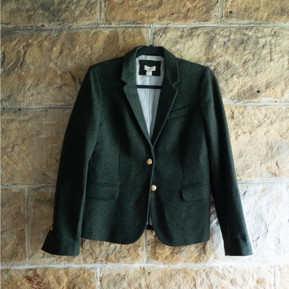 J Crew Blazer - Forest green